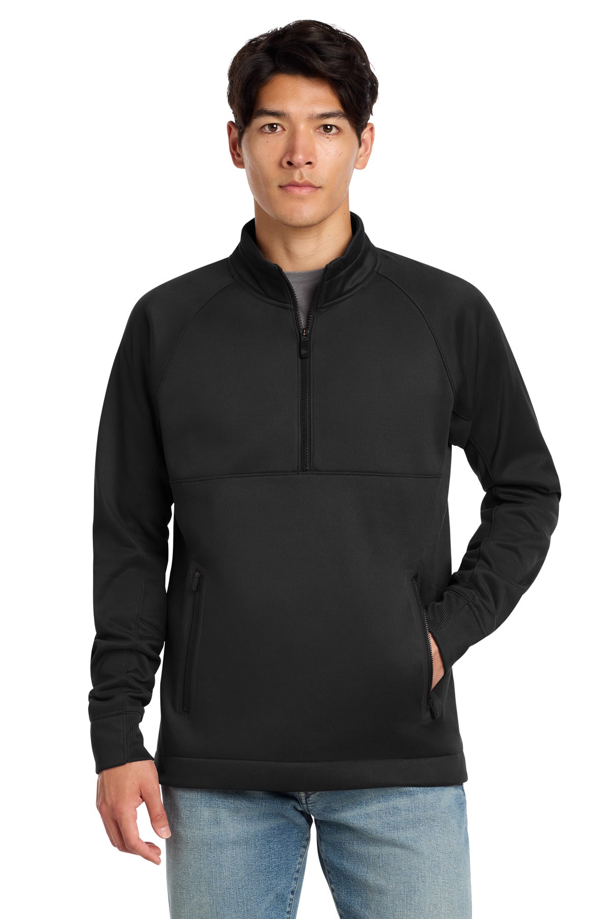 New Era Men's Venue Fleece 1/4-Zip Pullover