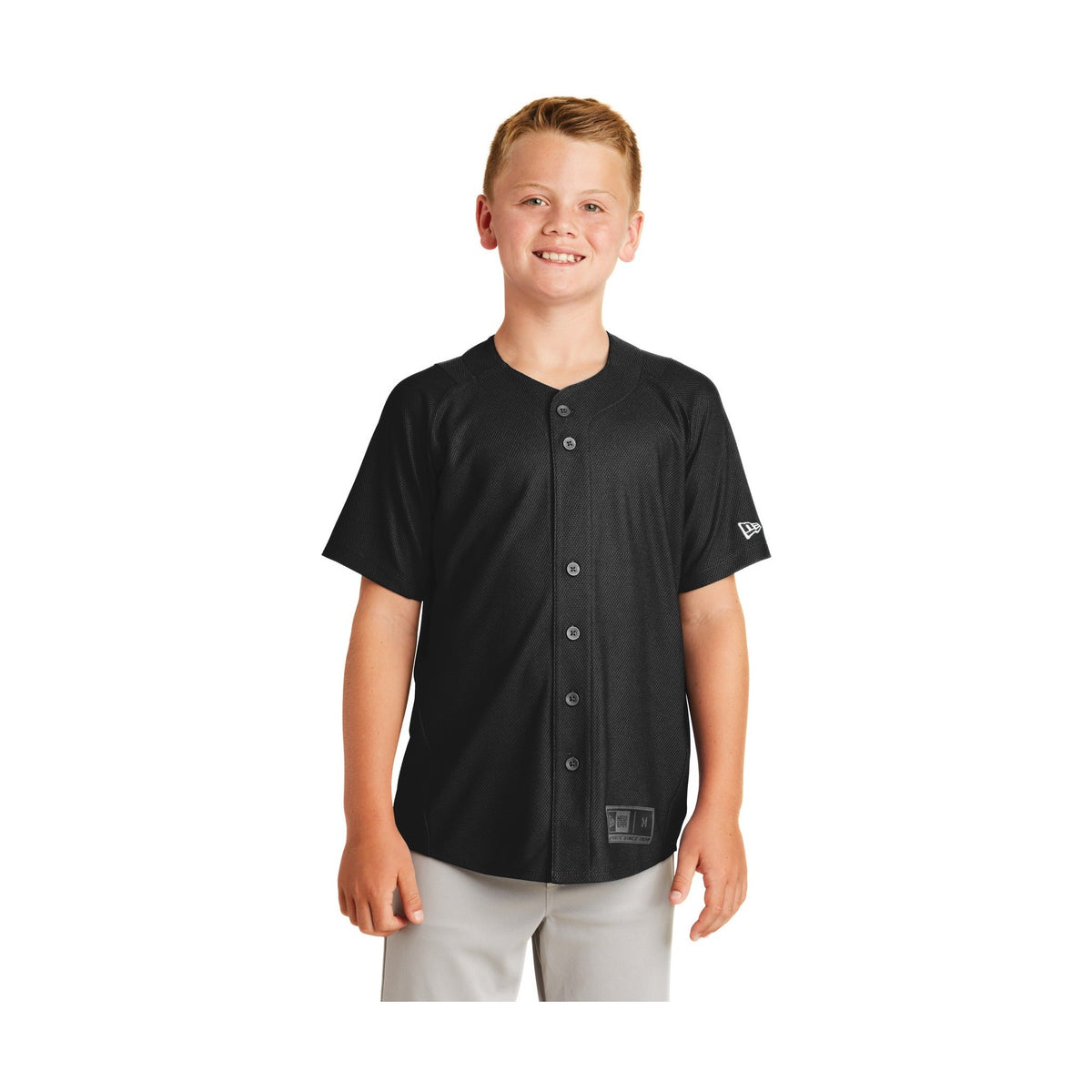New Era Youth Diamond Era Full-Button Jersey