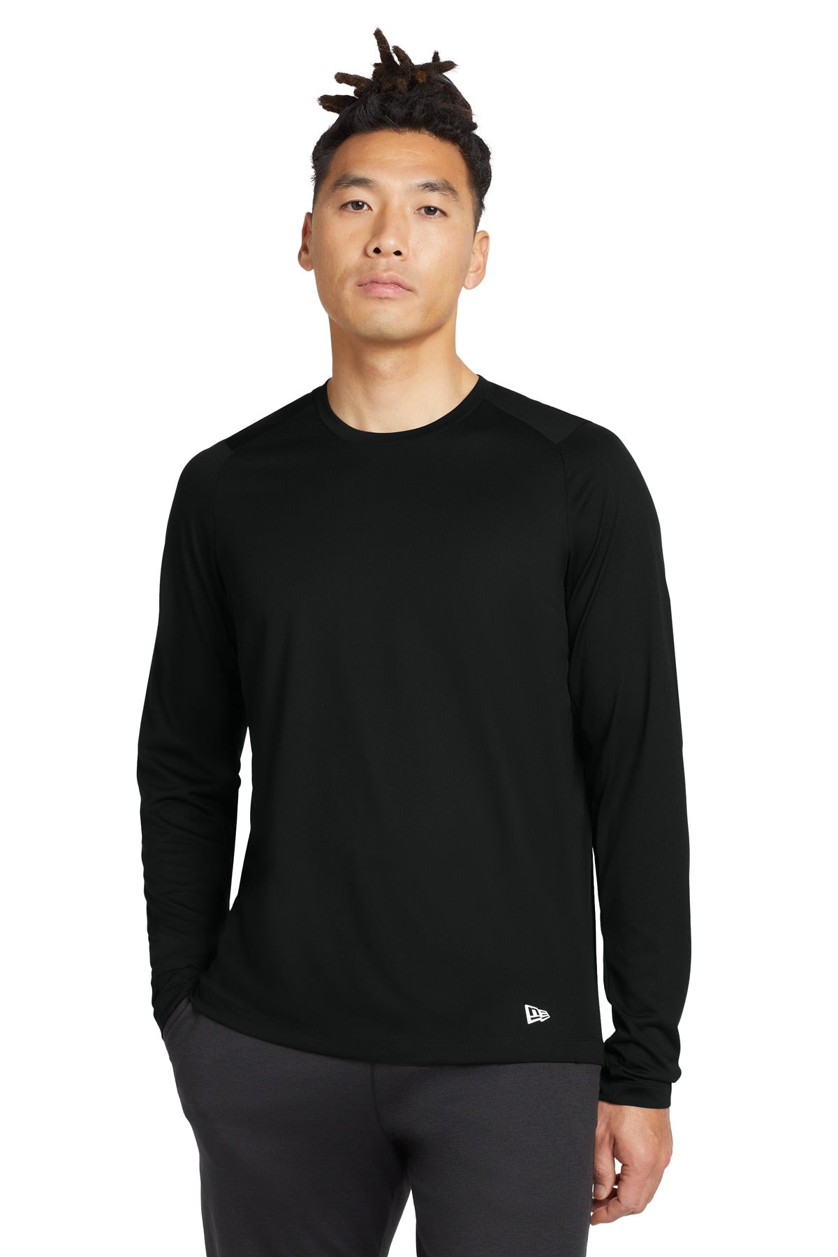 New Era Men's Series Performance Long Sleeve Crew Tee