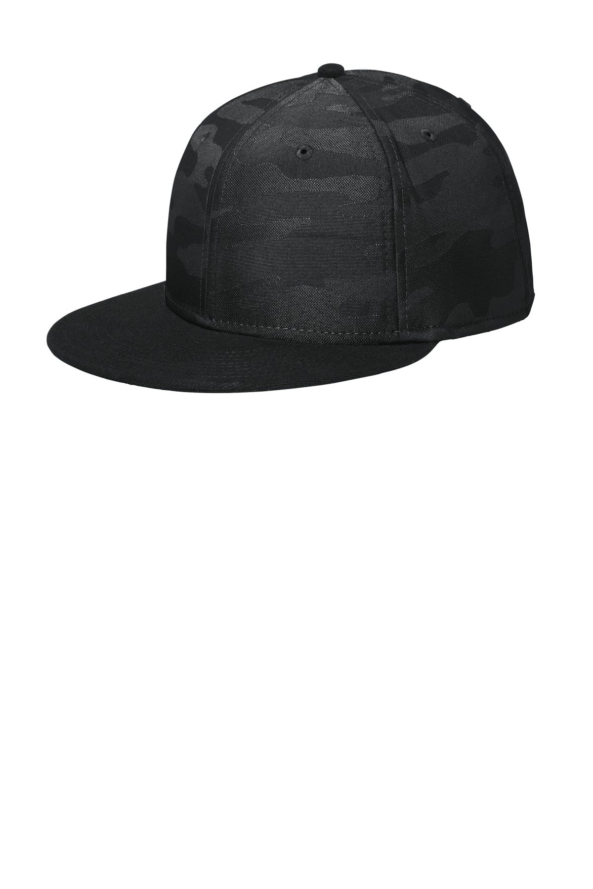 New Era Camo Flat Bill Snapback Cap NE407