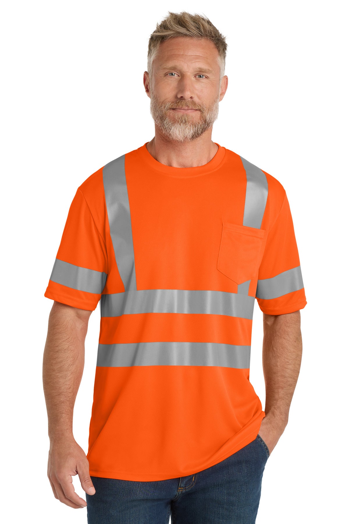 CornerStone Men's ANSI 107 Class 3 Mesh Tee