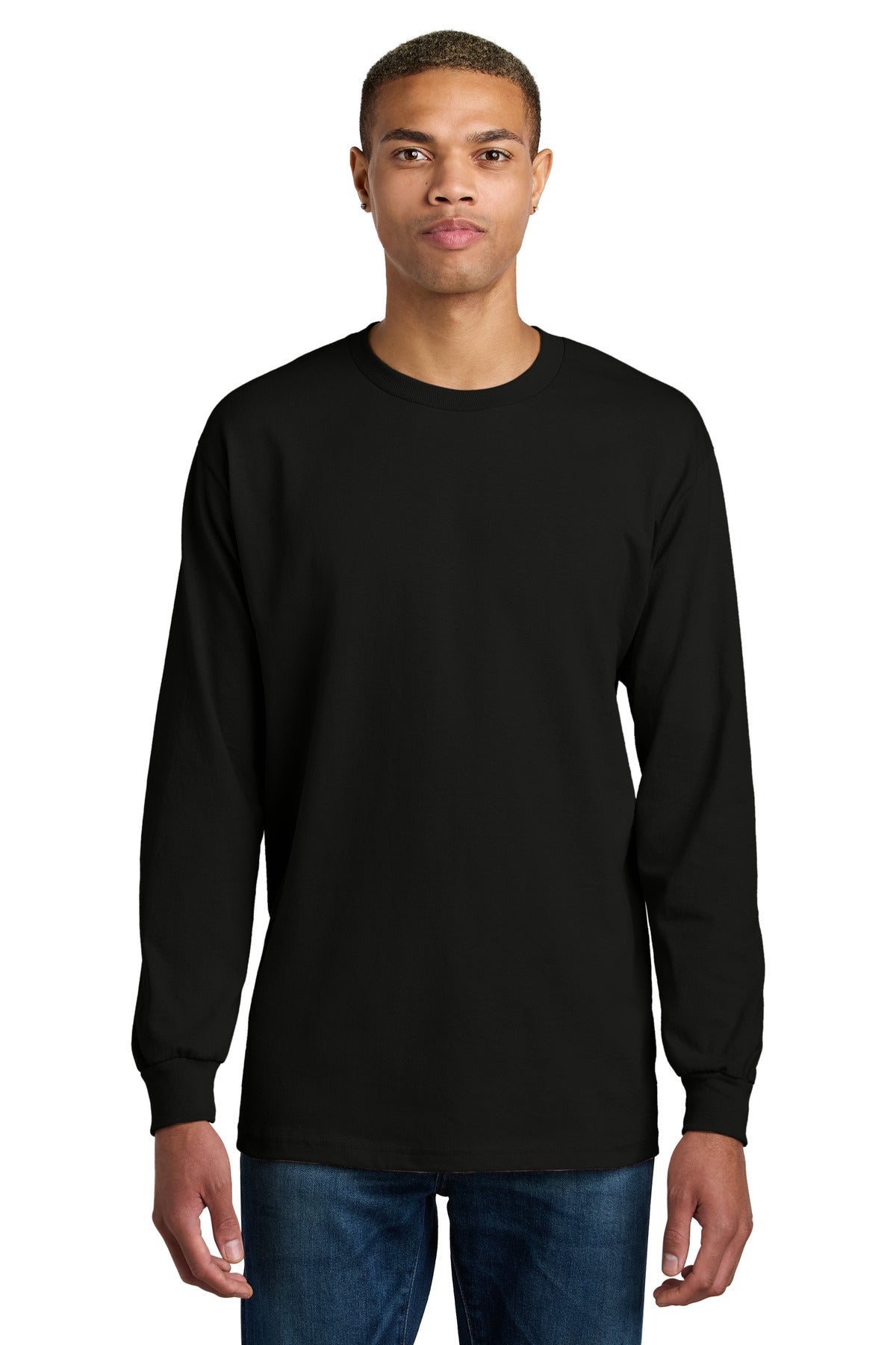 American Apparel Men's Heavyweight Cotton Long Sleeve Tee