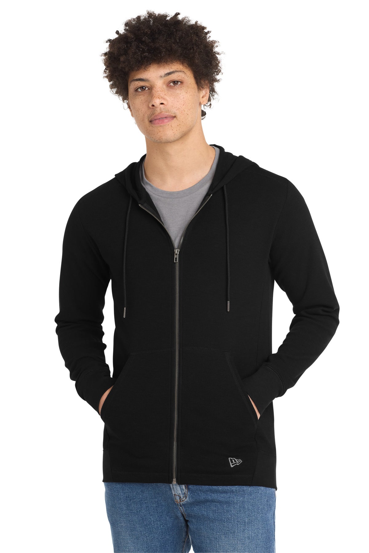 New Era Men's Thermal Full-Zip Hoodie NEA141