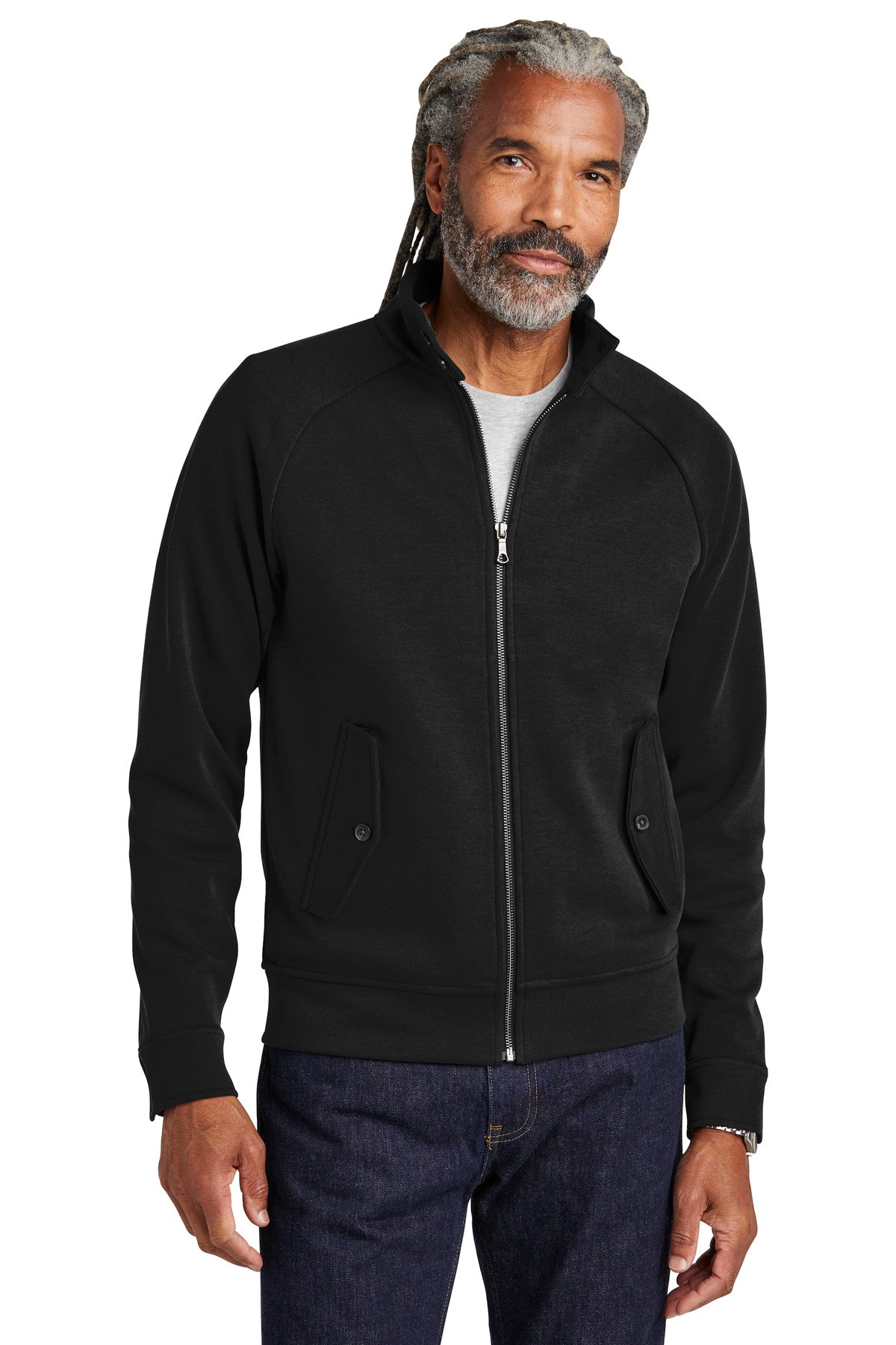 Brooks Brothers Men's Double-Knit Full-Zip BB18210