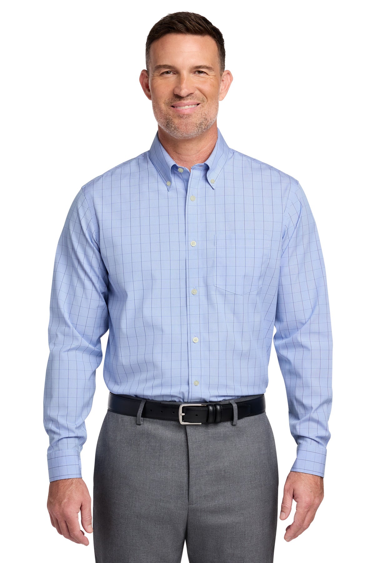 Brooks Brothers Men's Wrinkle-Free Stretch Patterned Shirt BB18008