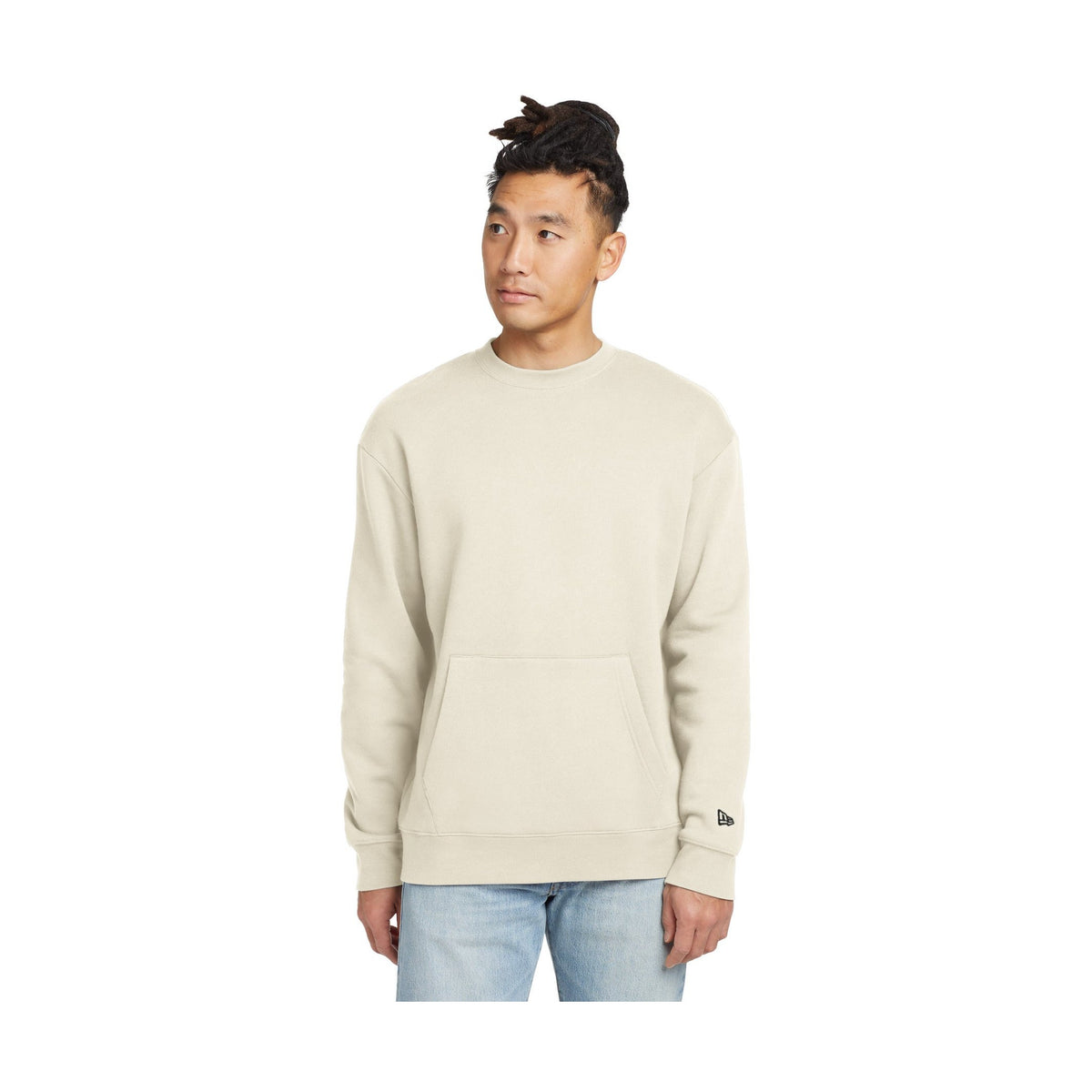 New Era Men's Heritage Fleece Pocket Crew NEA527