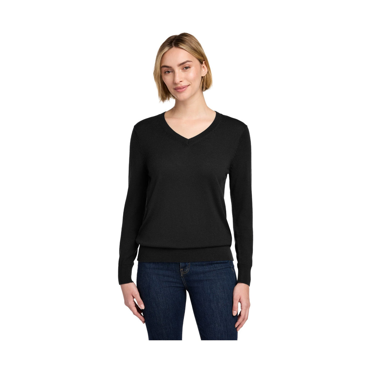 Brooks Brothers Women's Washable Merino V-Neck Sweater BB18411