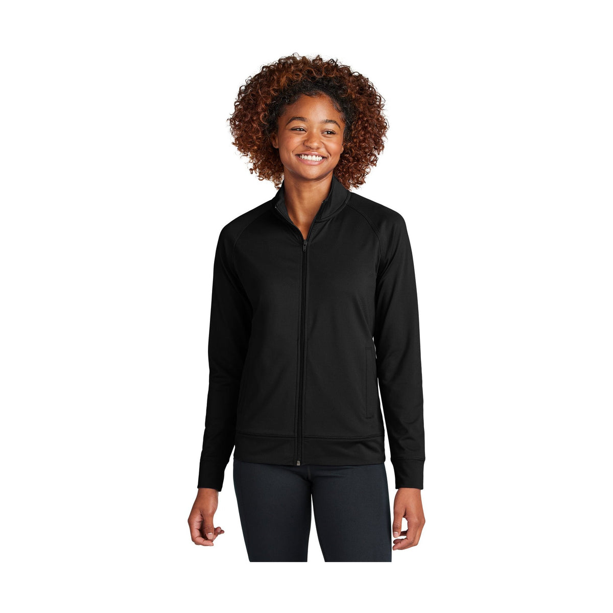 Sport-Tek Women's Sport-Wick Stretch Full-Zip Cadet Jacket LST857