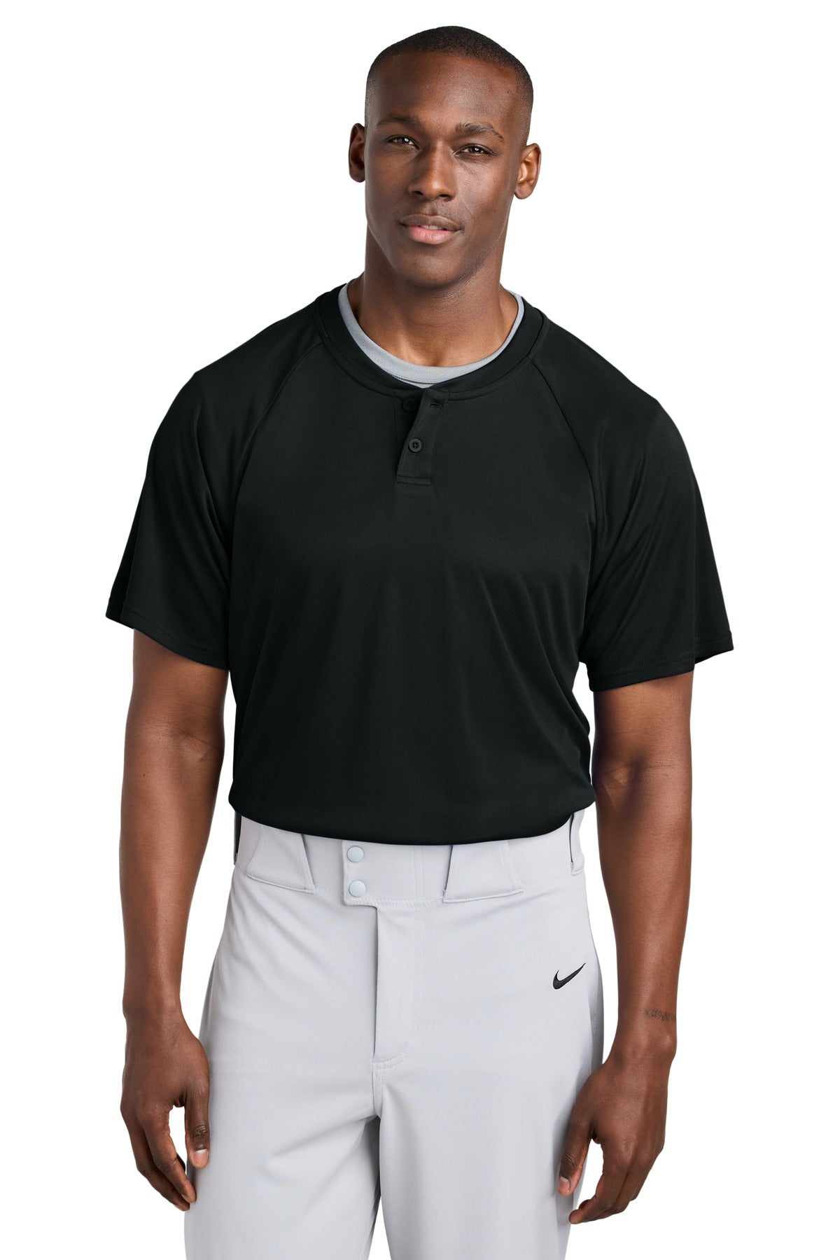 Sport-Tek Men's PosiCharge Competitor 2-Button Henley ST359