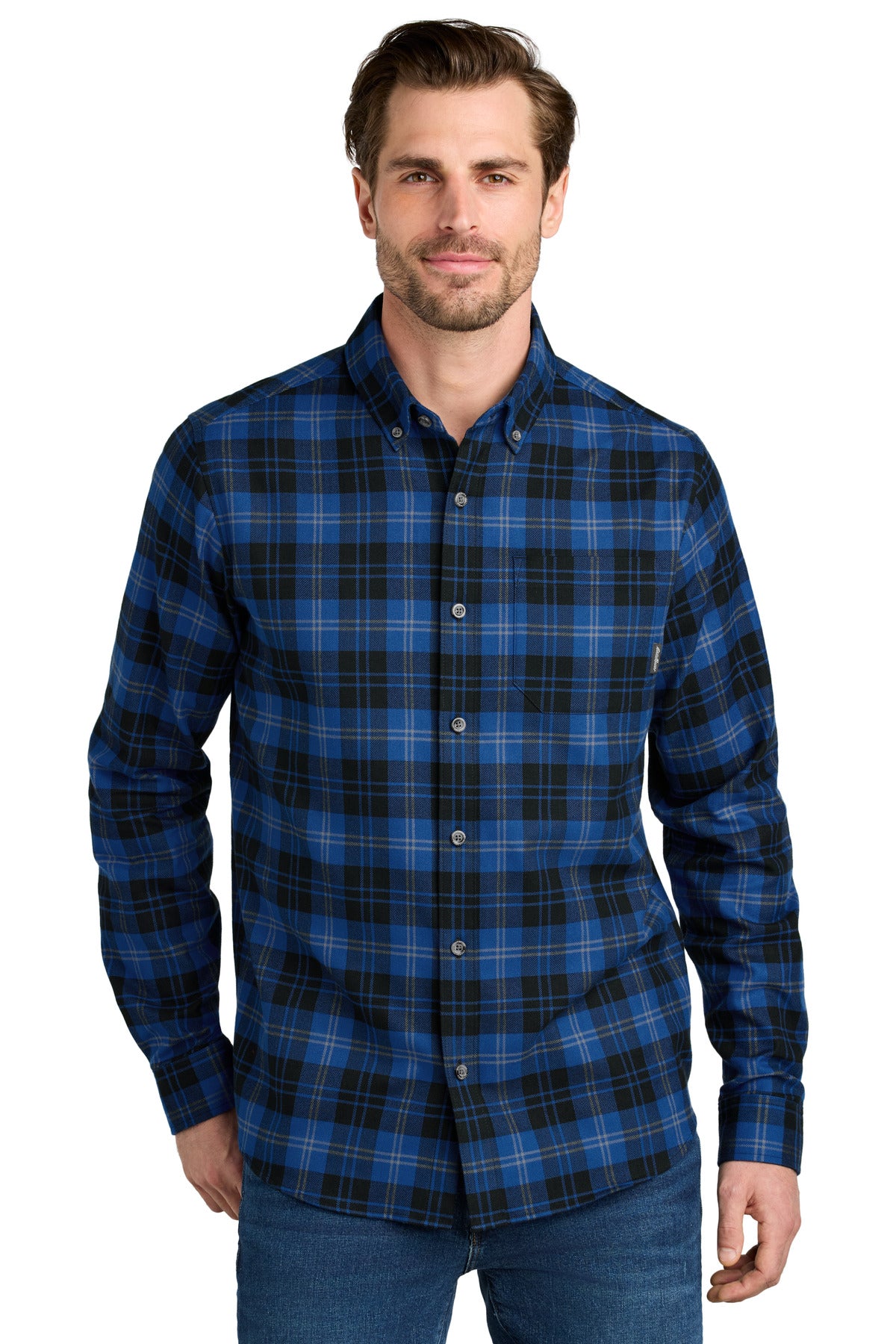 Eddie Bauer Men's Long Sleeve Favorite Flannel Plaid Shirt EB610