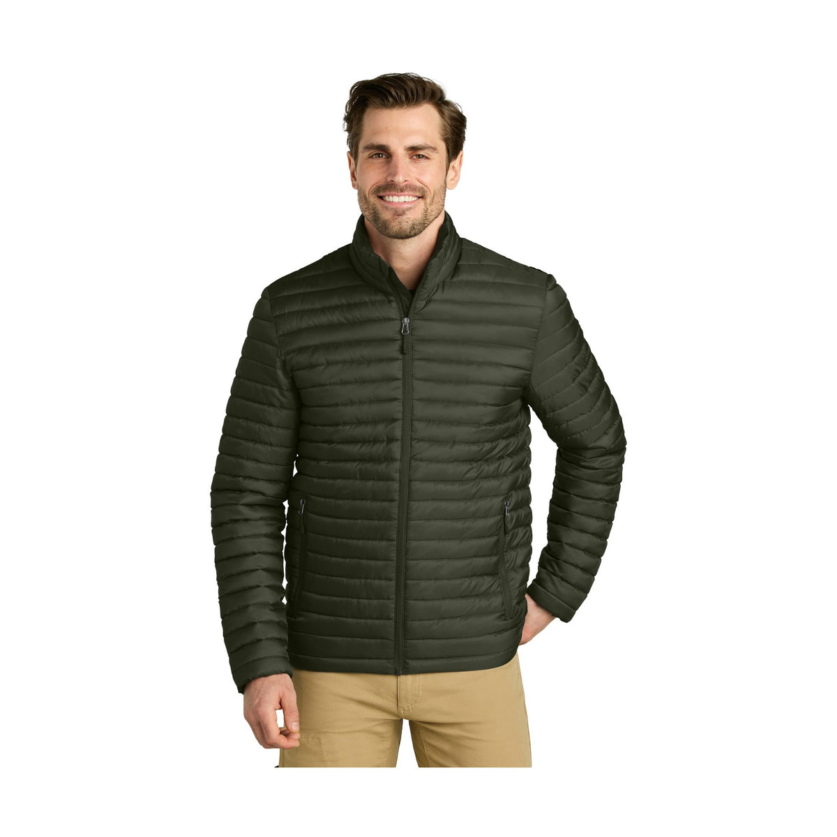 Eddie Bauer Men's Packable Quilted Full-Zip EB514
