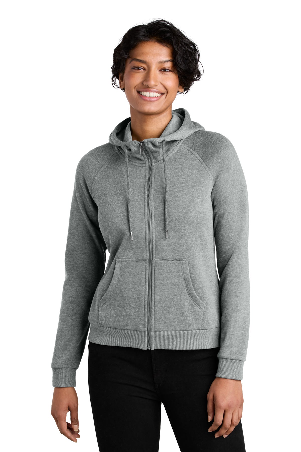 AllMade Women's Organic CVC Fleece Full-Zip Hoodie AL5003