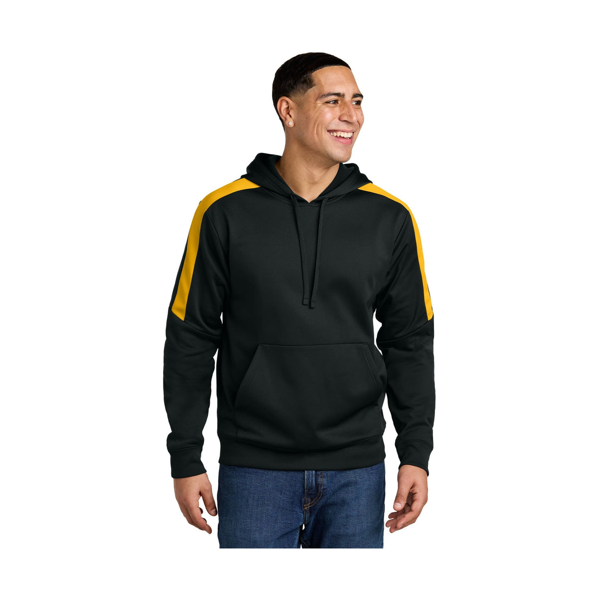 Sport-Tek Men's Sport-Wick Fleece United Pullover Hoodie ST255