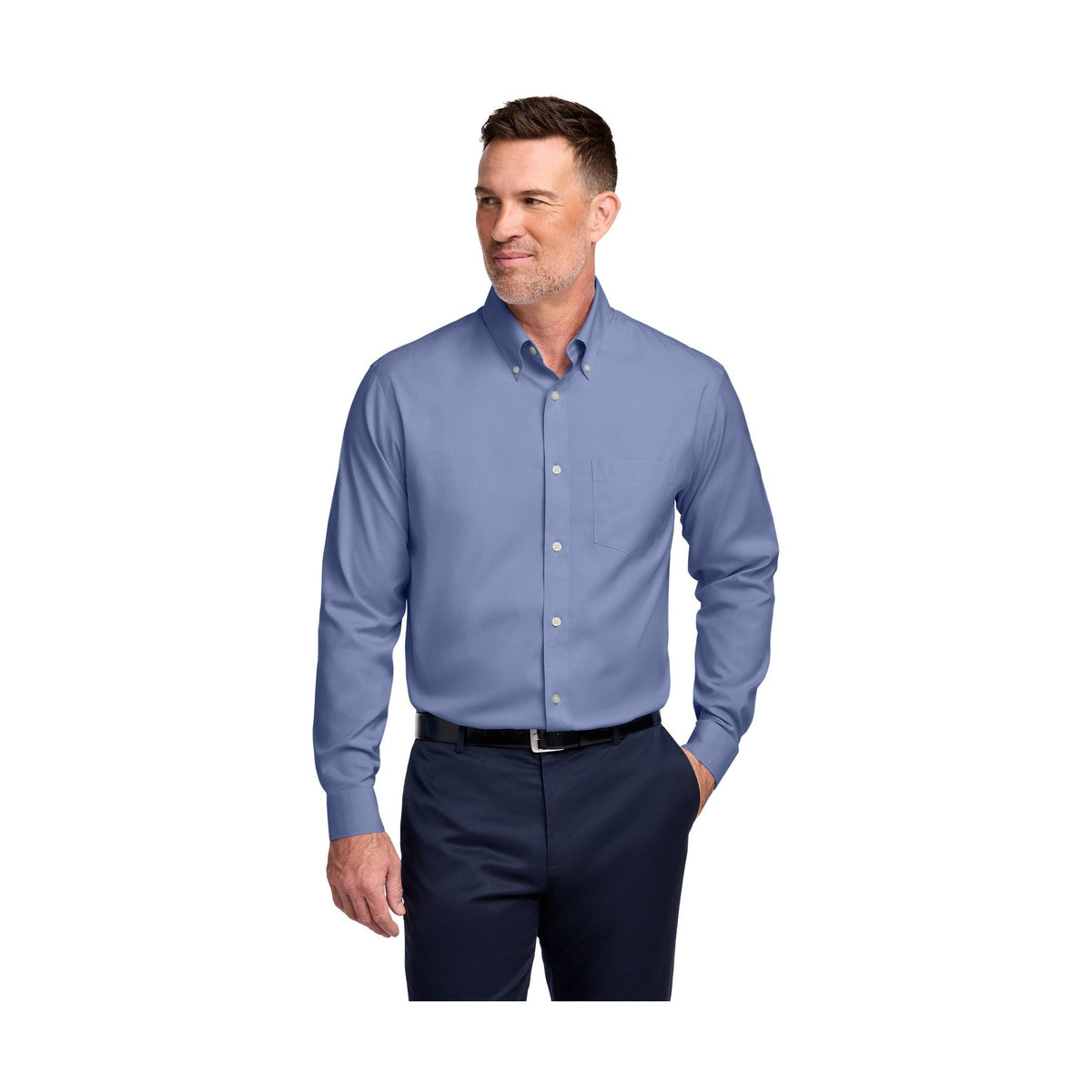 Brooks Brothers Men's Tall Wrinkle-Free Stretch Pinpoint Shirt TBB18000