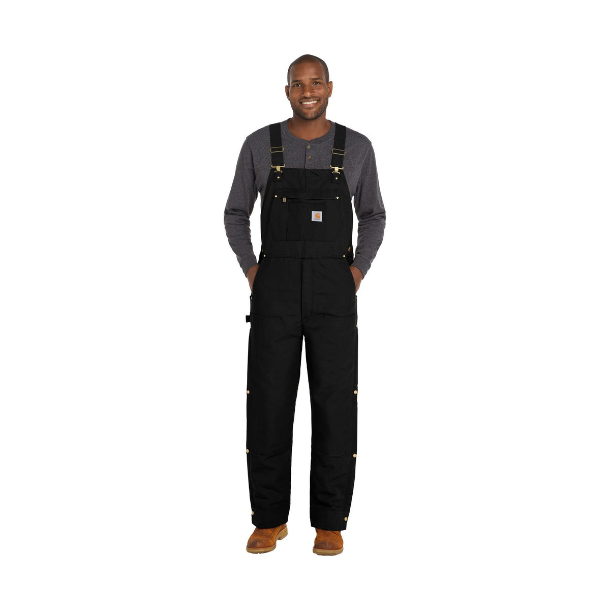Carhartt Short Firm Duck Insulated Bib Overalls CTS106672