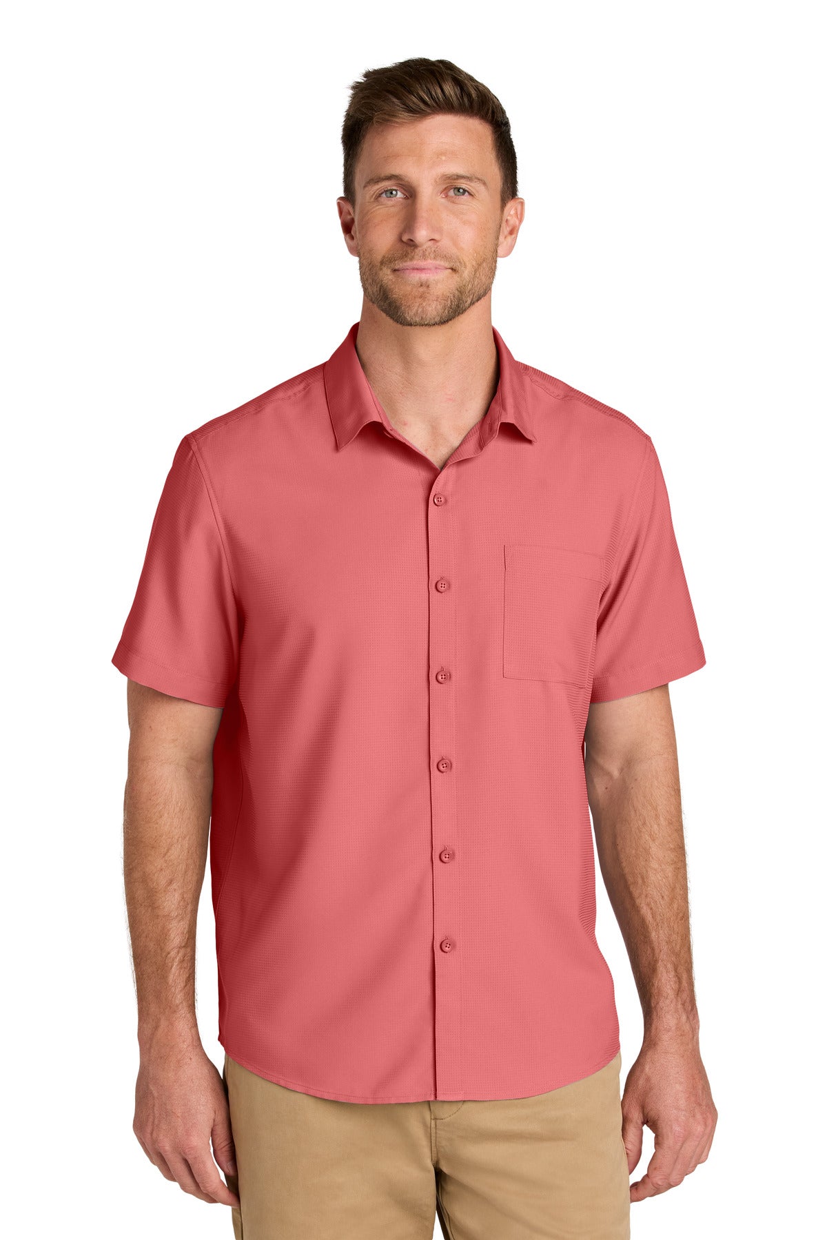 Port Authority Men's Short Sleeve UV Dockside Shirt W963