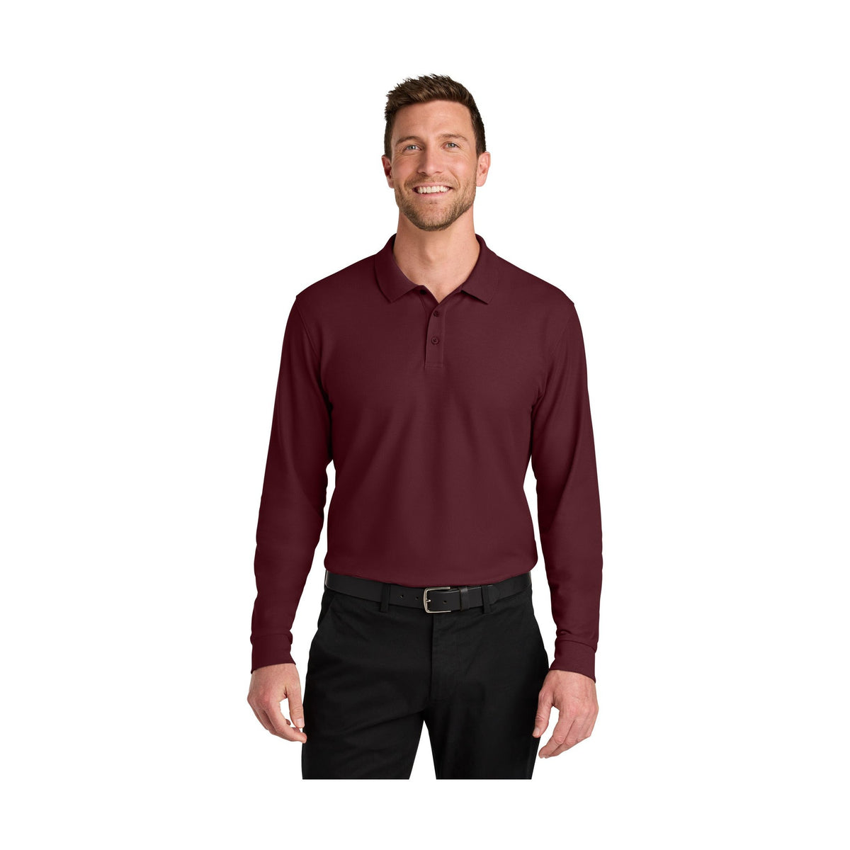 Port Authority Men's Wearever Signature Pique Long Sleeve Polo K200LS