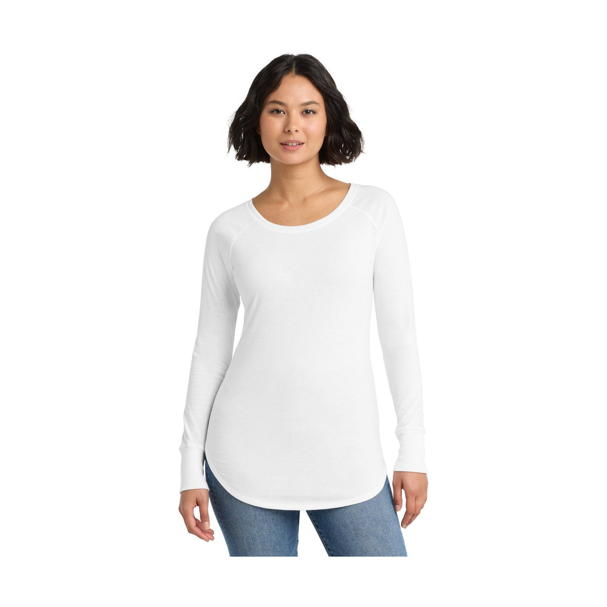 District Women's Perfect Tri Long Sleeve Tunic Tee