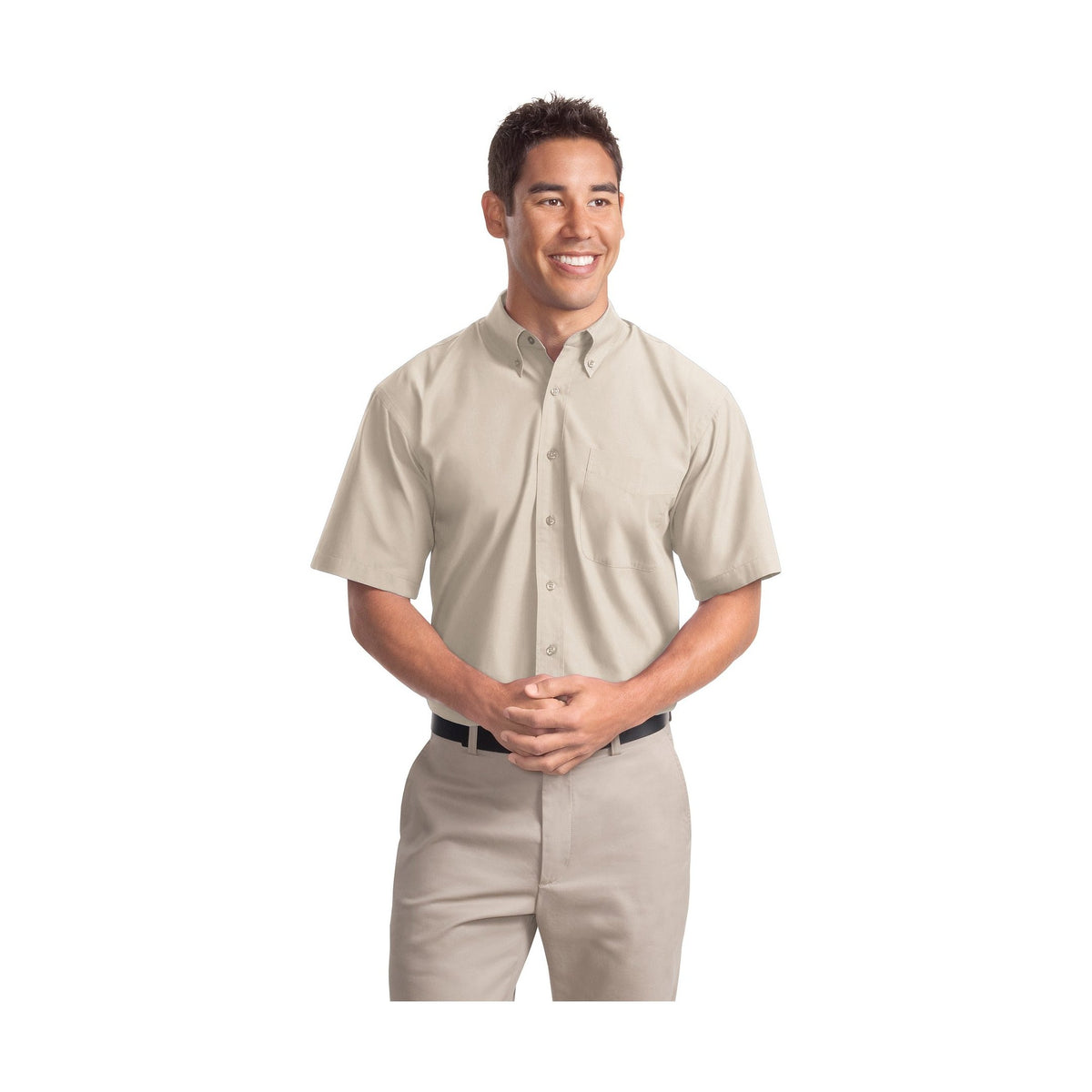 Port Authority Men's Short Sleeve Easy Care, Soil Resistant Shirt