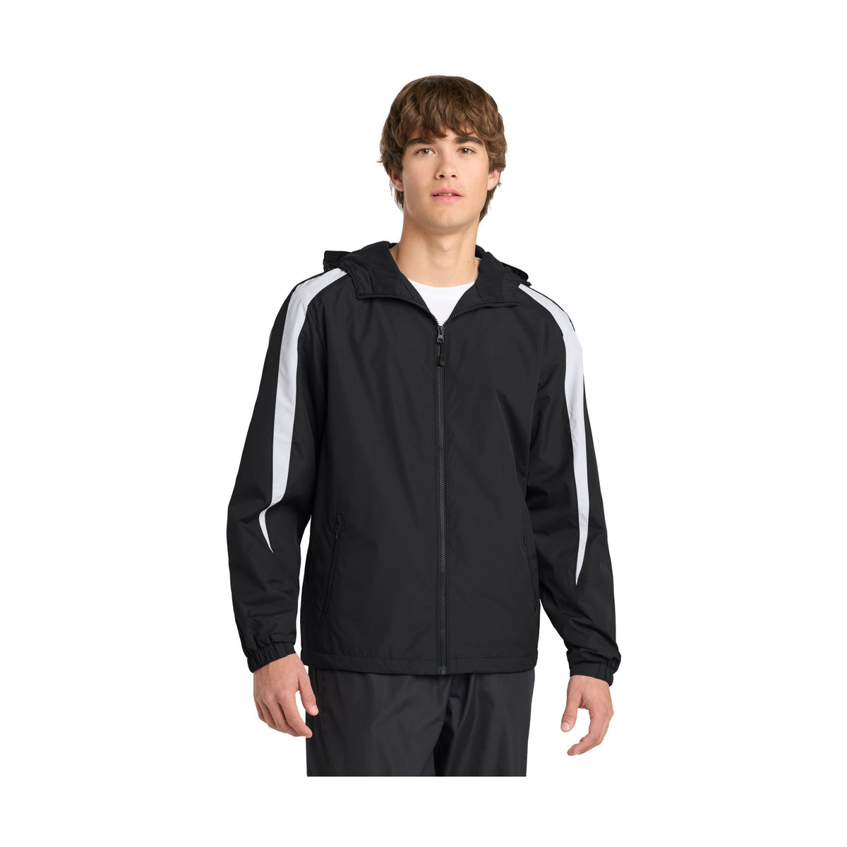 Sport-Tek Men's Fleece-Lined Colorblock Jacket