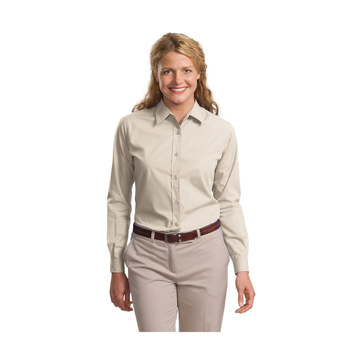 Port Authority Women's Long Sleeve Easy Care, Soil Resistant Shirt