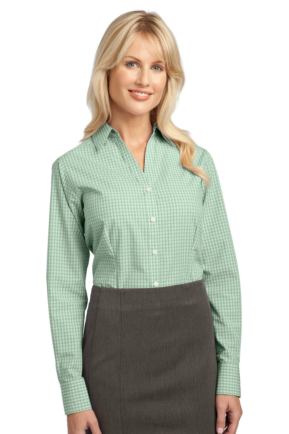 Port Authority Women's Plaid Pattern Easy Care Shirt