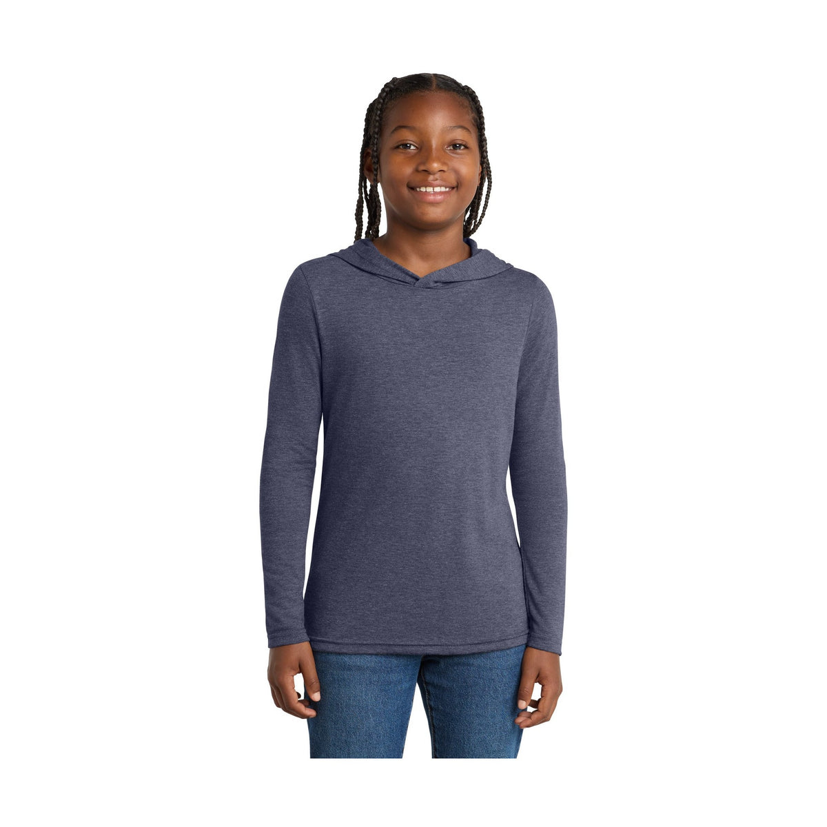 District Youth Perfect Tri Long Sleeve Hoodie DT139Y