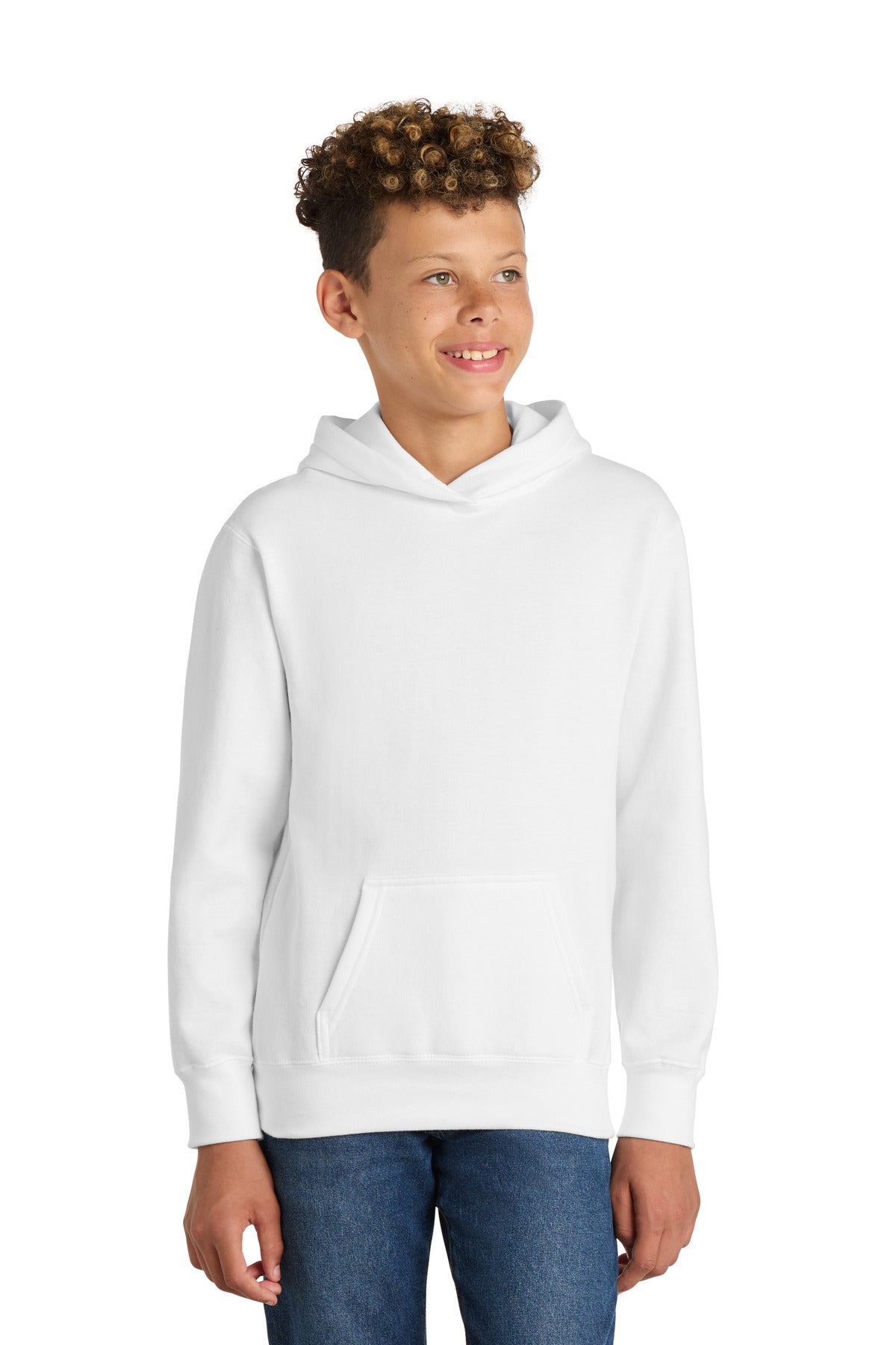 Port & Co Youth Fan Favorite Fleece Pullover Hooded Sweatshirt