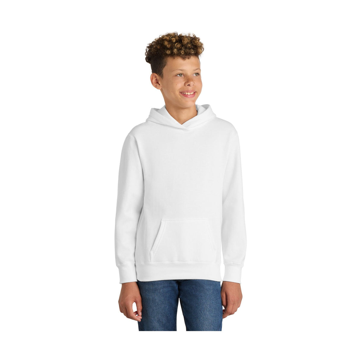 Port & Co Youth Fan Favorite Fleece Pullover Hooded Sweatshirt
