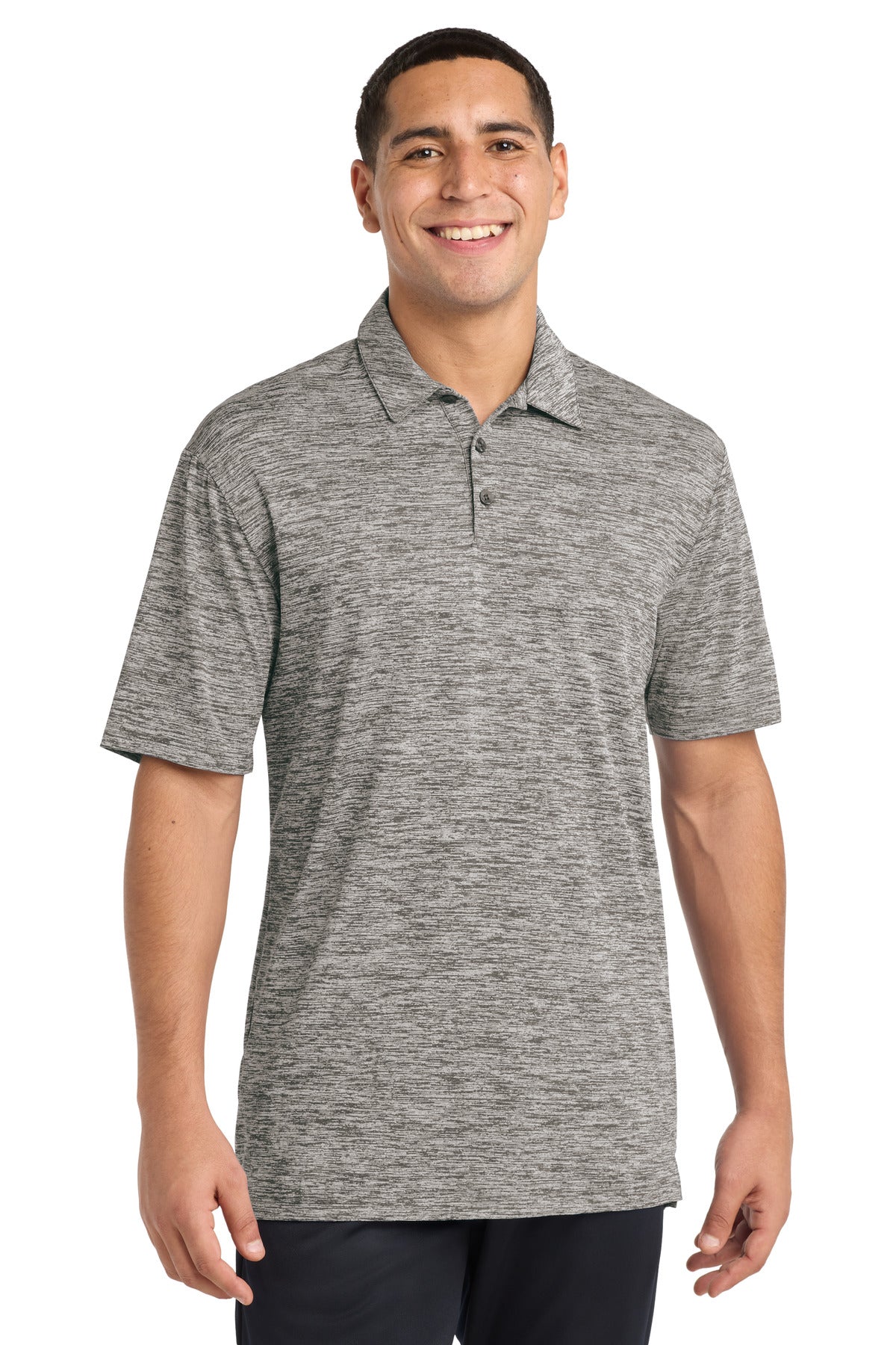 Sport-Tek Men's PosiCharge Electric Heather Polo