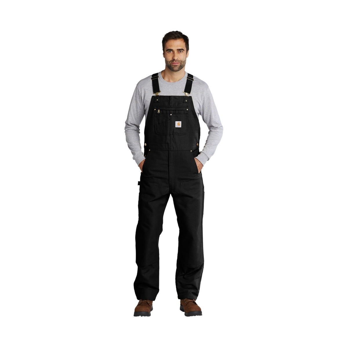 Carhartt Men's Duck Unlined Bib Overalls