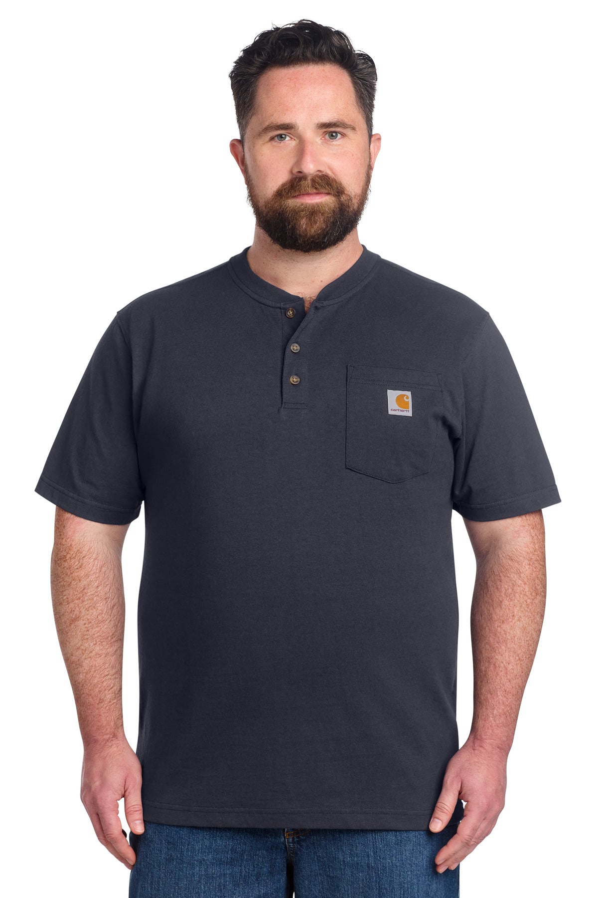 Carhartt Men's Short Sleeve Henley T-Shirt CTK84