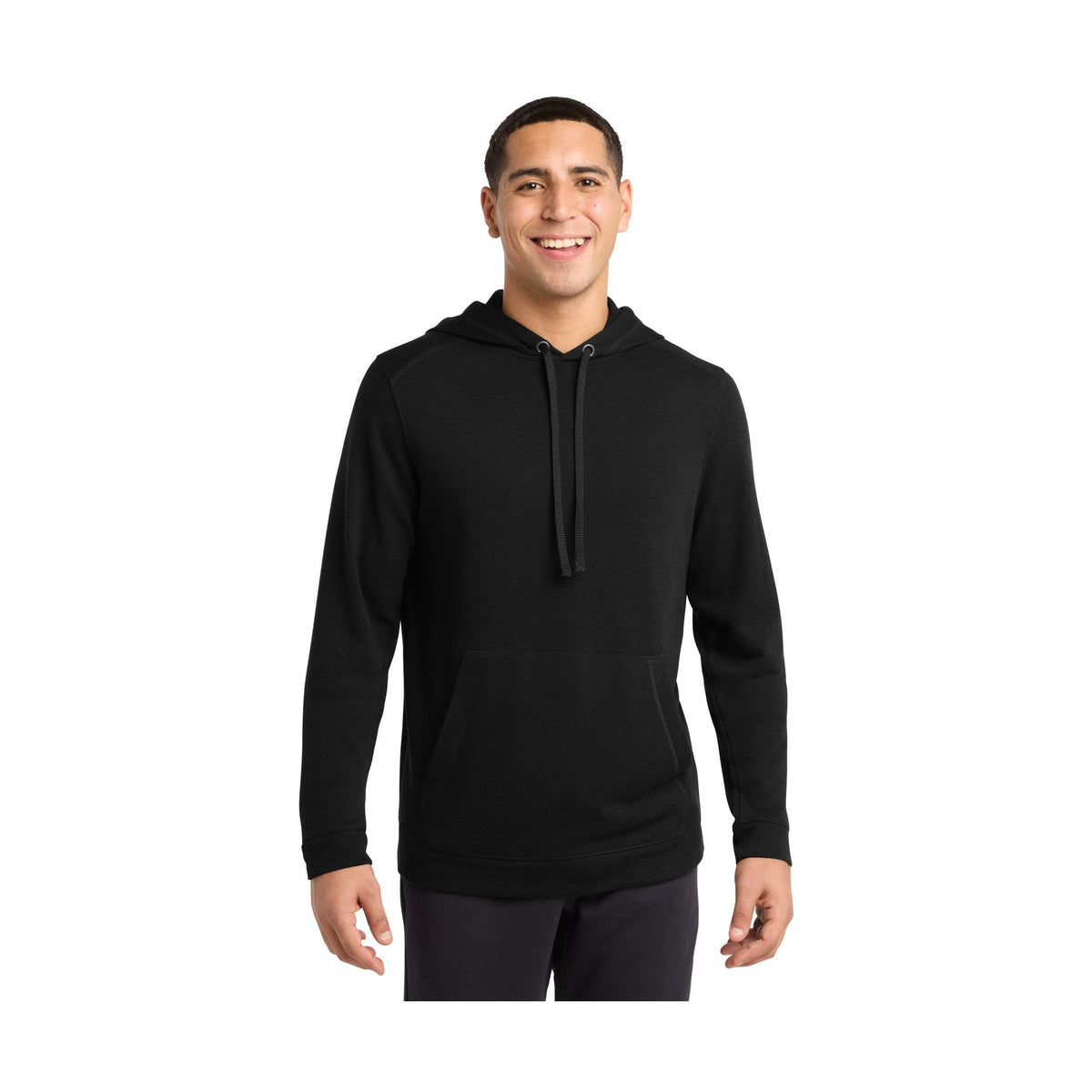 Sport-Tek Men's PosiCharge Tri-Blend Wicking Fleece Hooded Pullover