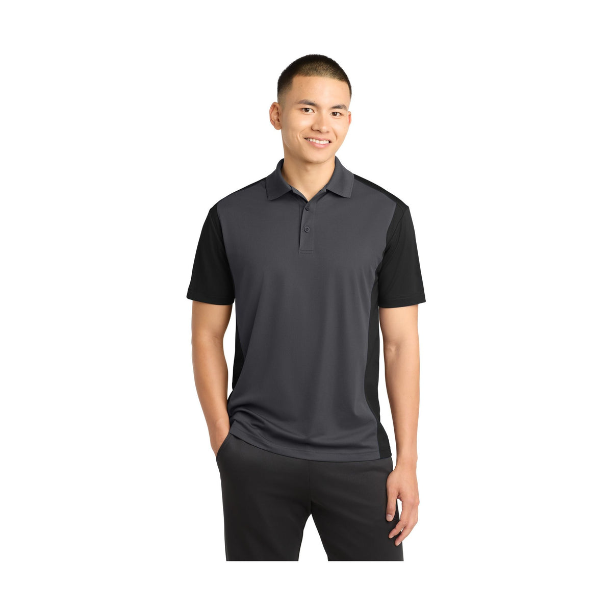 Sport-Tek Men's Colorblock Micropique Sport-Wick Polo