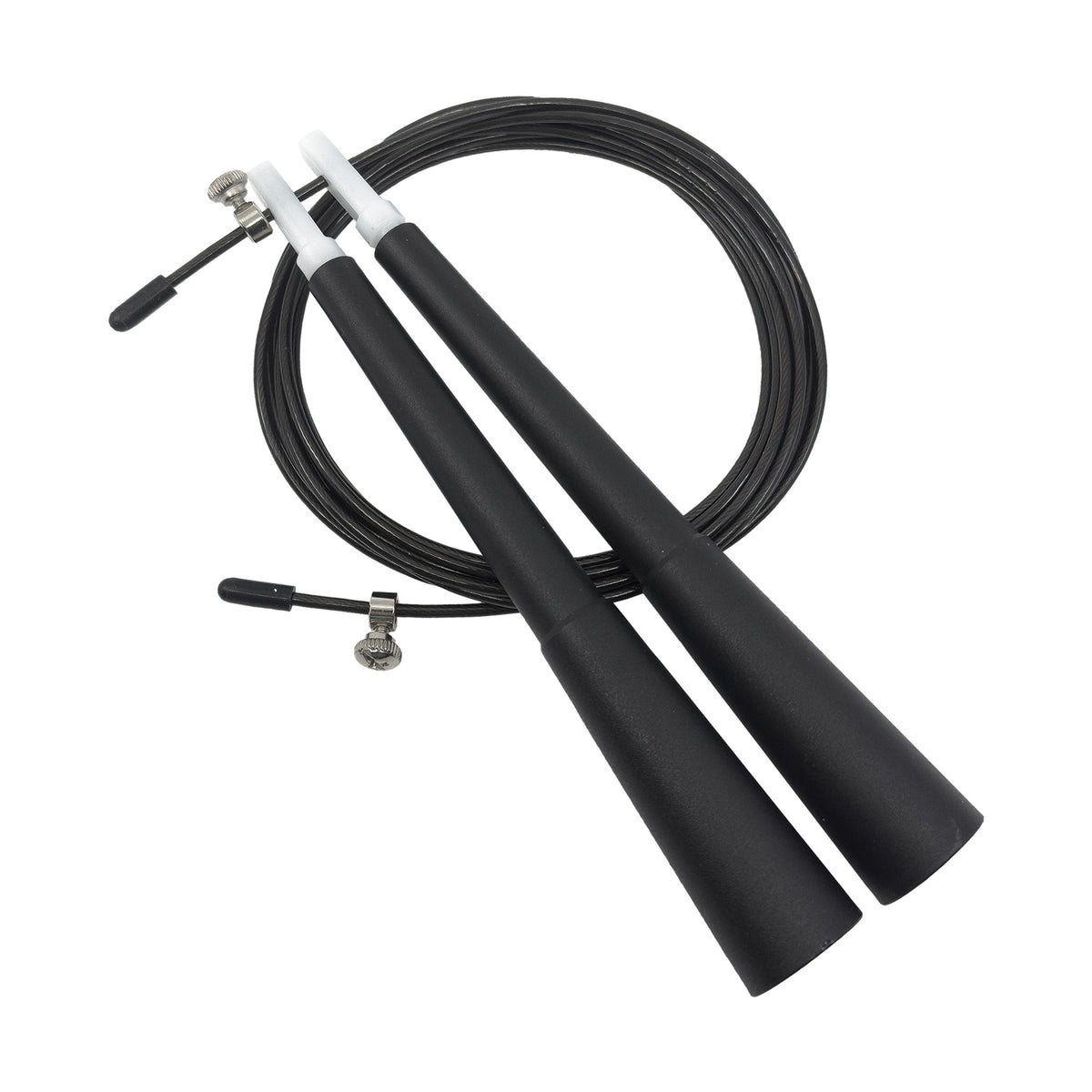 Champion Sports Double Bearing Speed Jump Rope Black