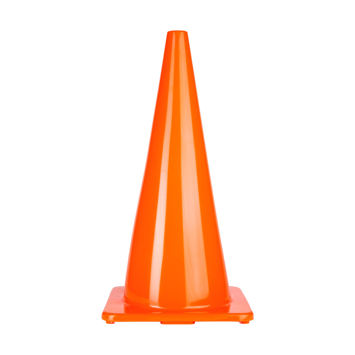 Champion Sports 28 Inch High Visibility Flexible Vinyl Cone Orange