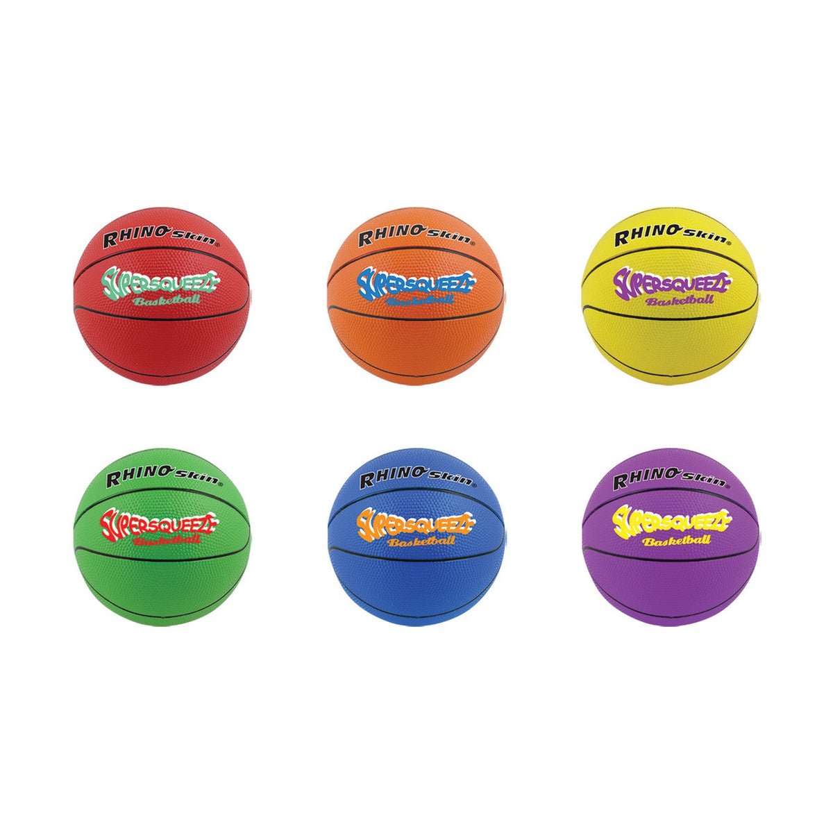 Champion Sports Rhino Skin Super Squeeze Basketball Set
