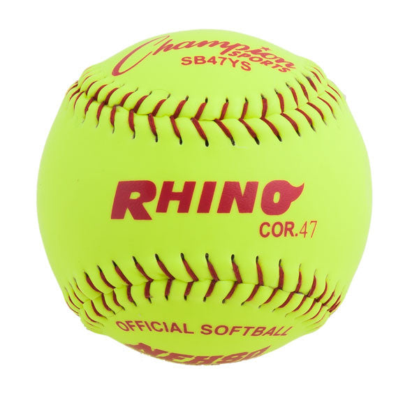 Champion Sports 12" Synthetic Leather Poly Core Softball