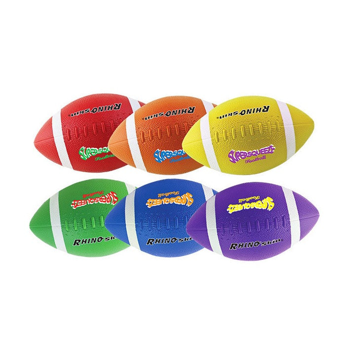 Champion Sports Rhino Skin Super Squeeze Football Set