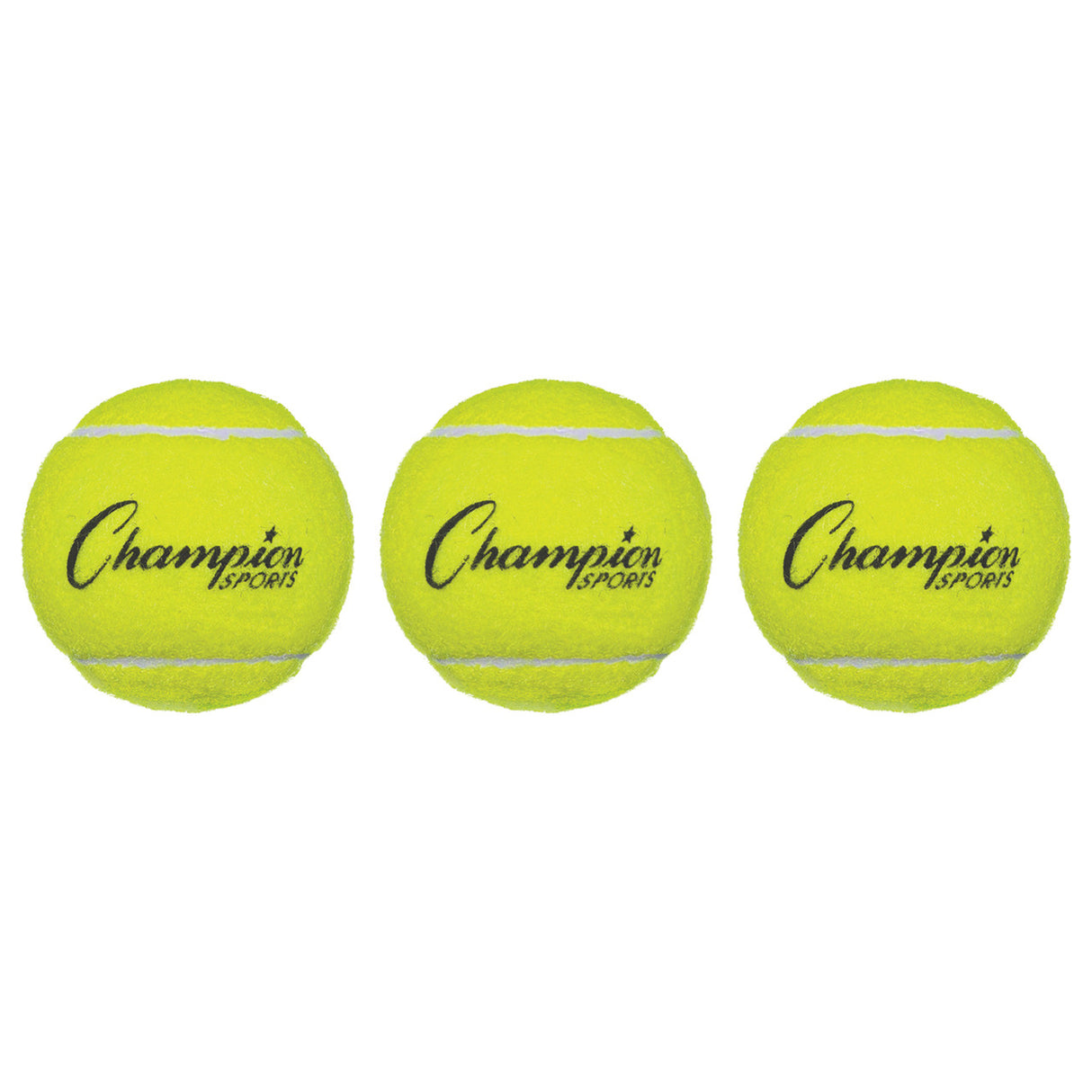 Champion Sports Pack of 3 Tennis Balls