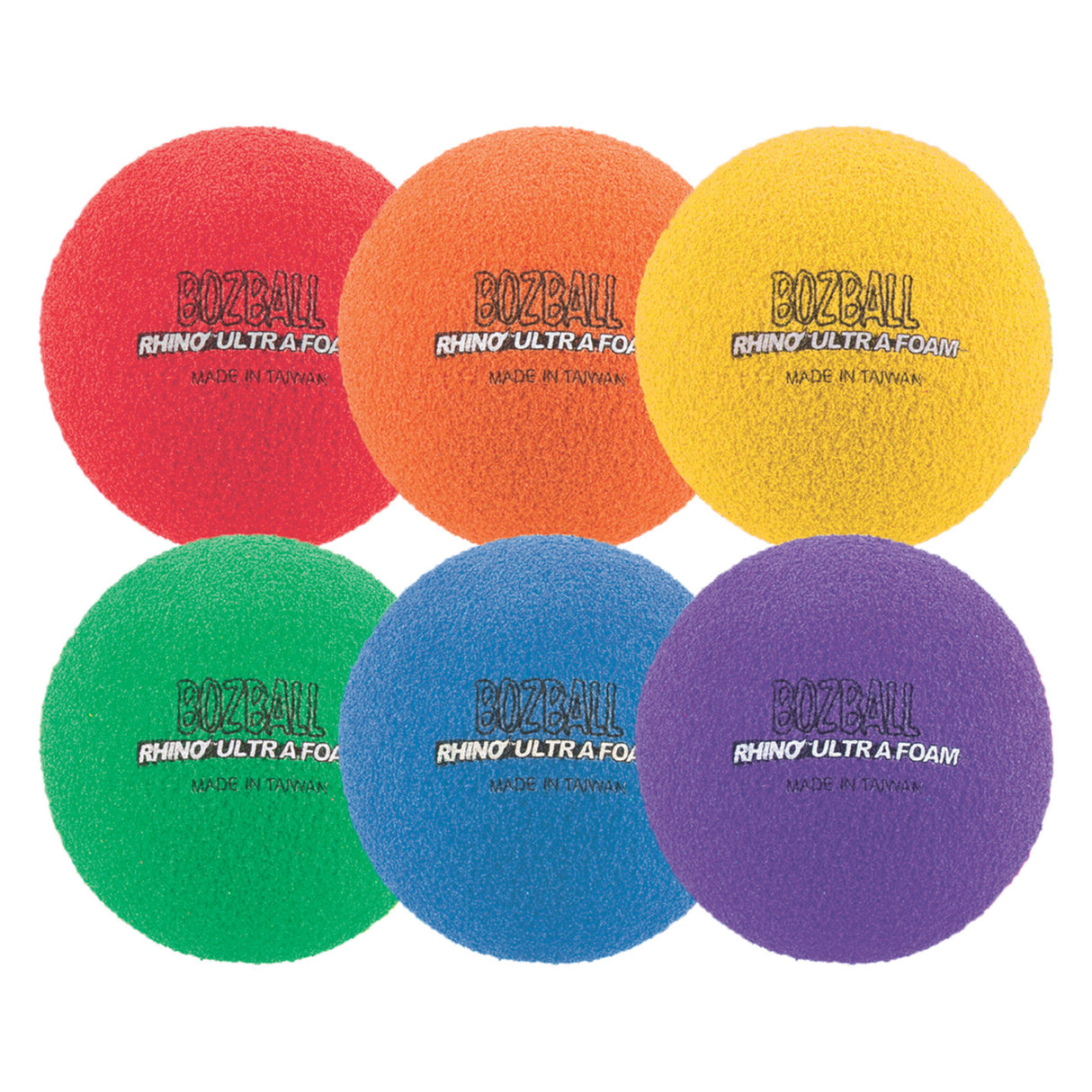 Champion Sports 3.5 Inch Rhino Foam No Bounce Ball Set
