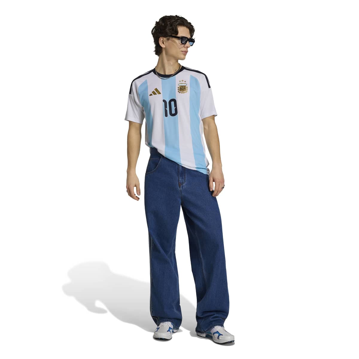 adidas Men's Argentina 26 Home Messi Fan Jersey-5