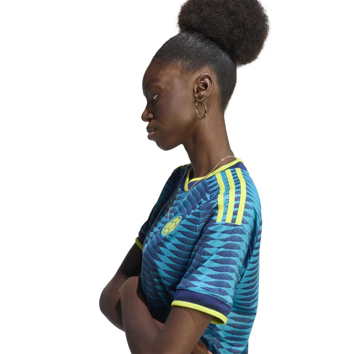 adidas Women's Colombia 26 Away Cropped Jersey-6