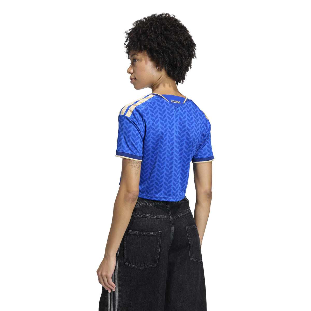 adidas Women's Italy 26 Home Cropped Jersey-4