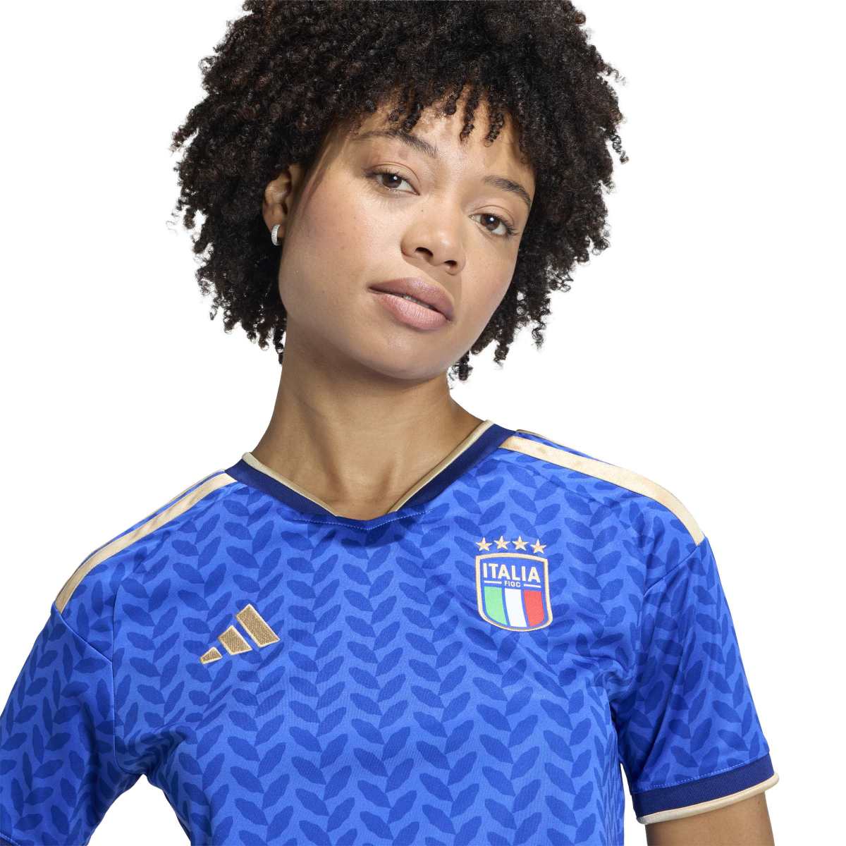 adidas Women's Italy 26 Home Cropped Jersey-6