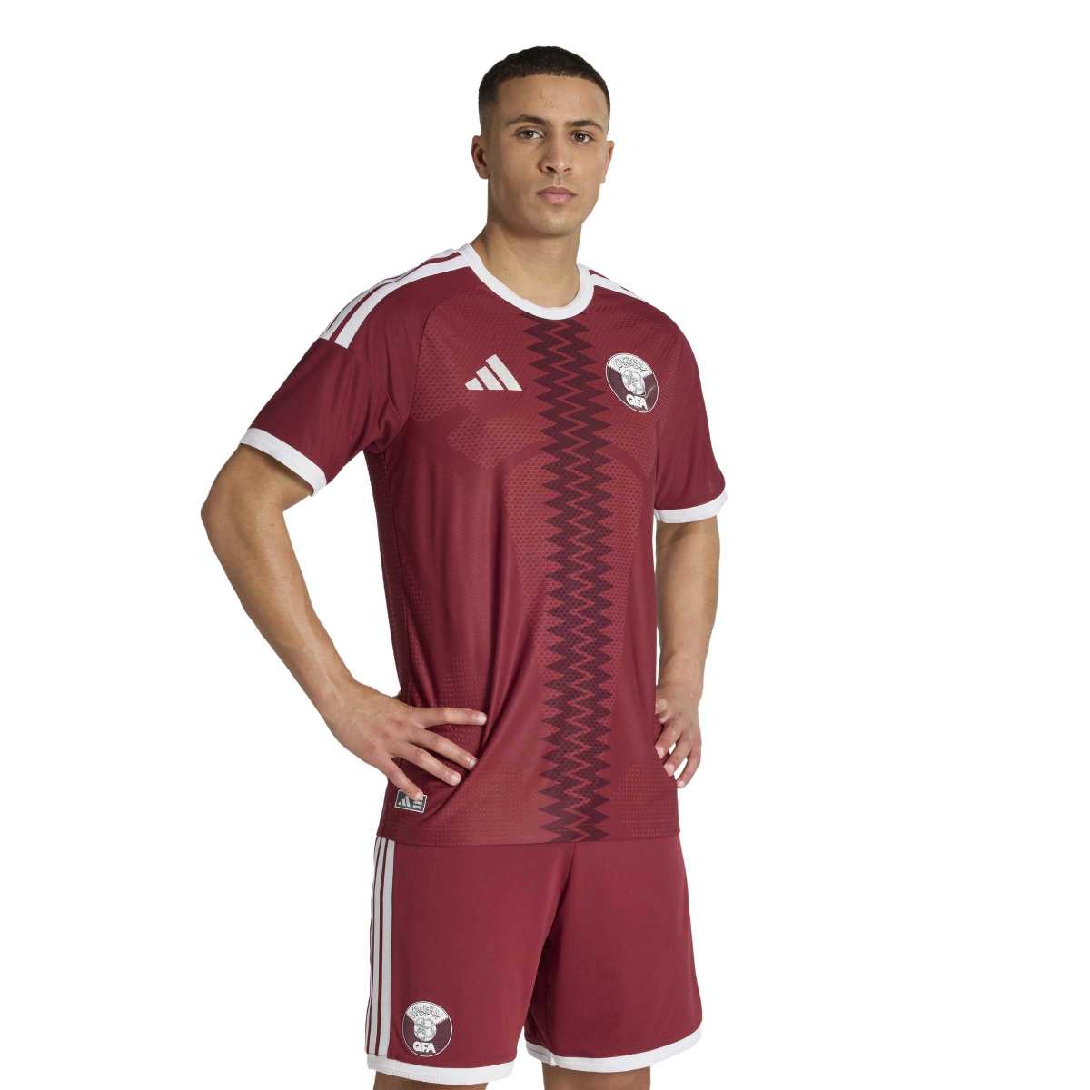 adidas Men's Qatar 26 Home Authentic Jersey-3