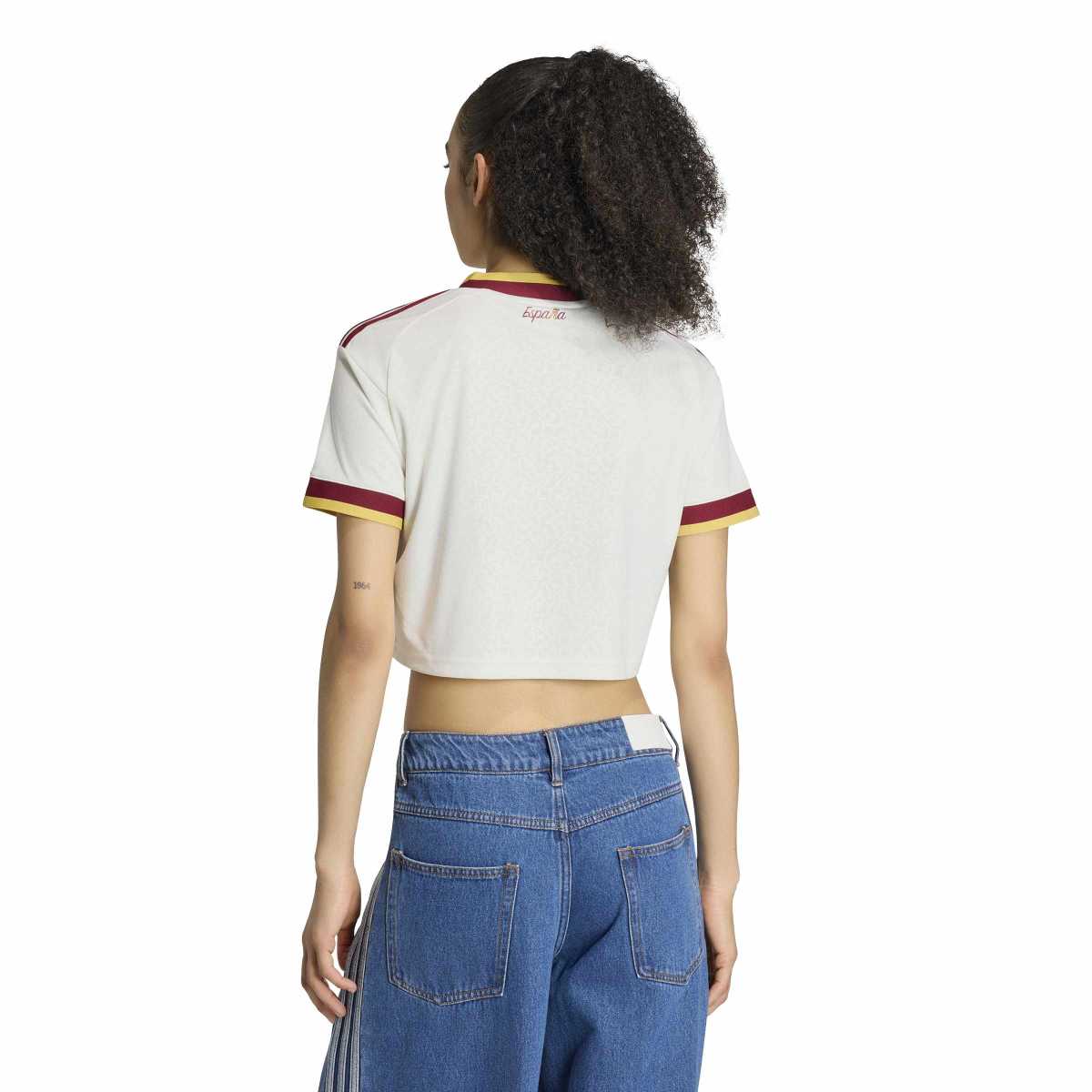 adidas Women's Spain 26 Away Cropped Jersey-4