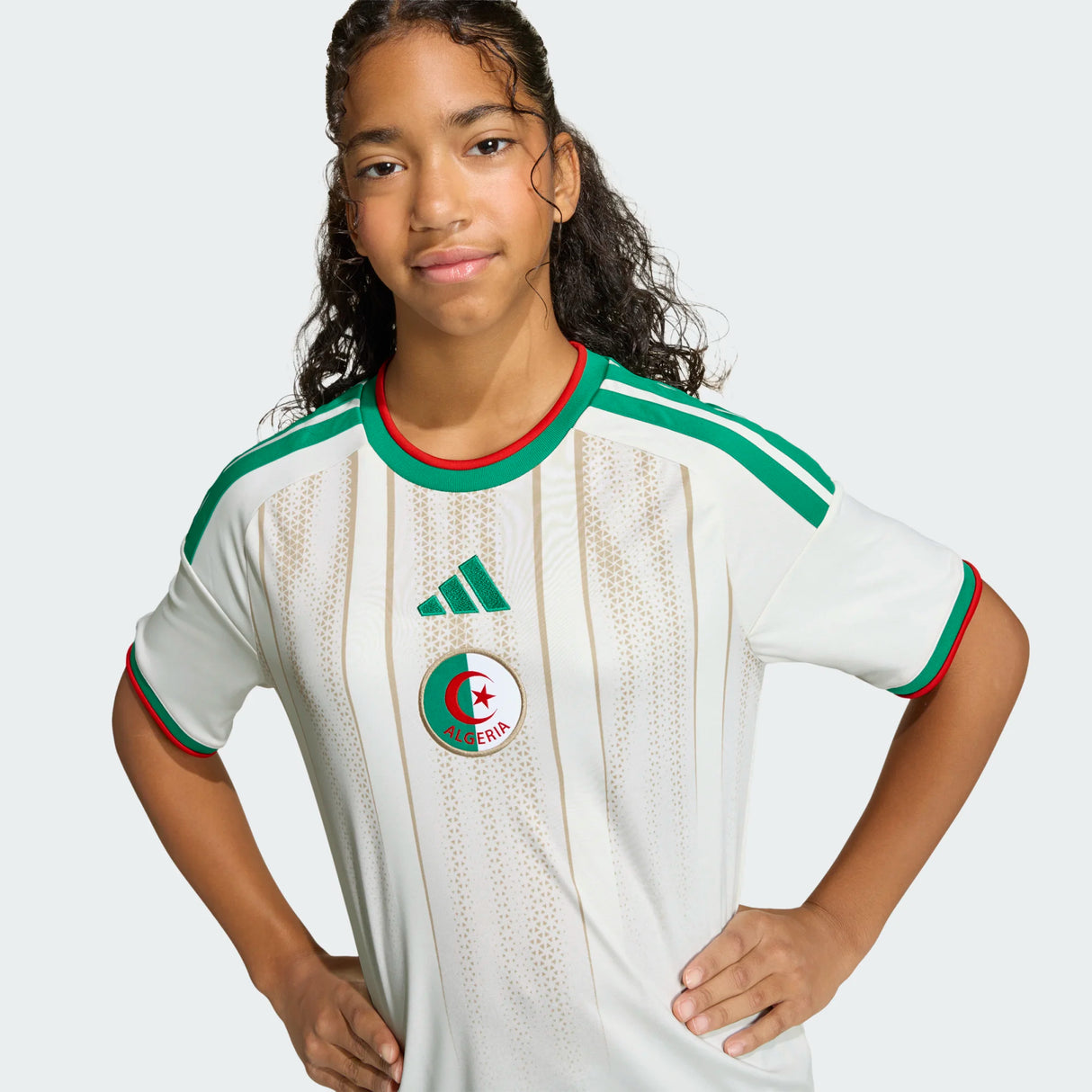adidas Youth Algeria 26 Home Jersey-6