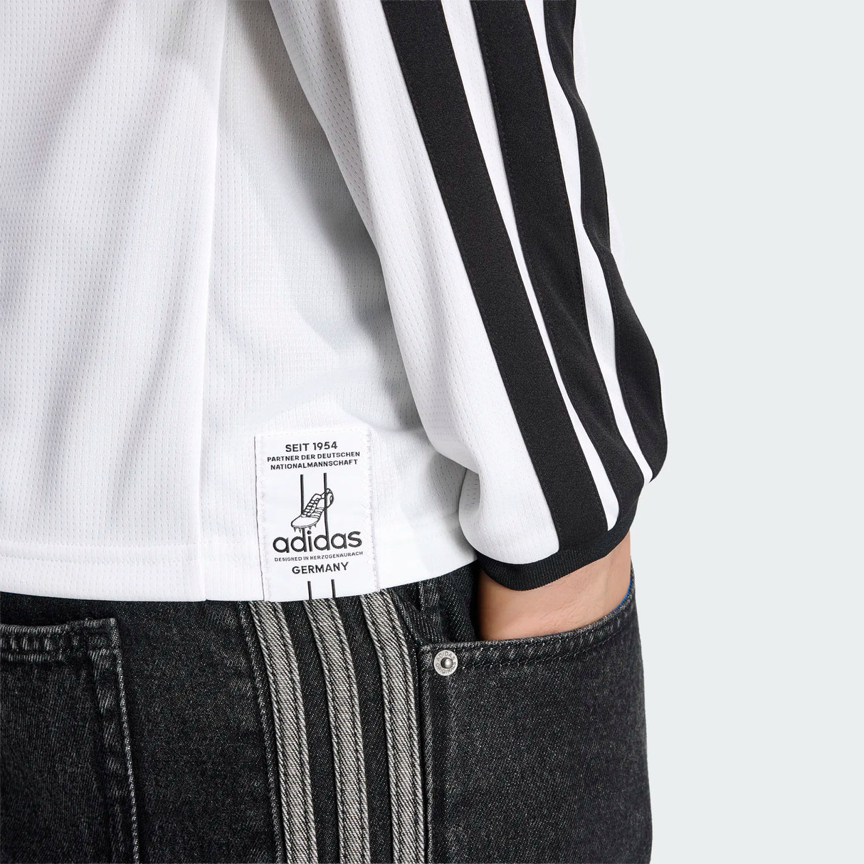 adidas Men's Germany 26 Home Long Sleeve Jersey-4