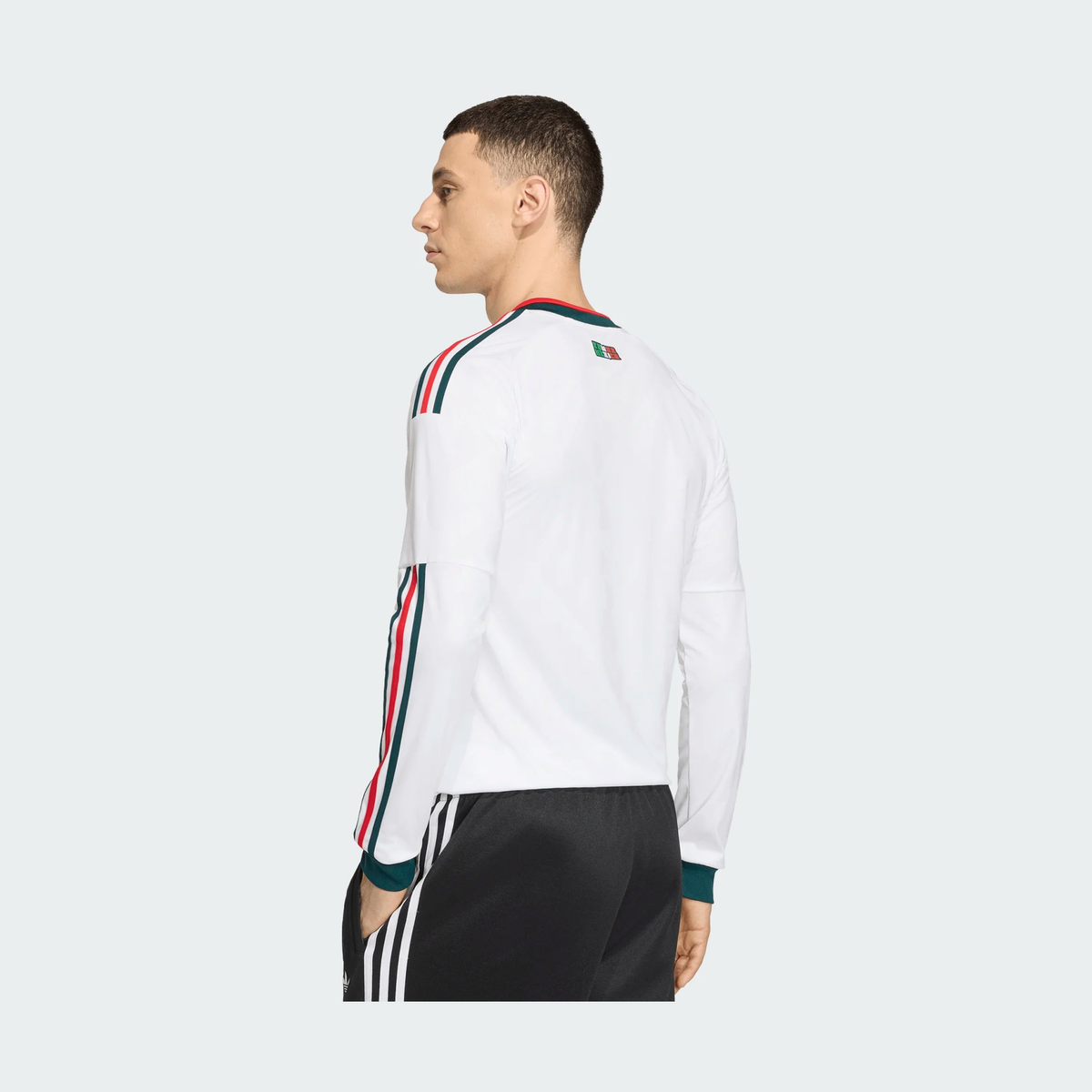 adidas Men's Mexico 26 Away Long Sleeve Jersey-2